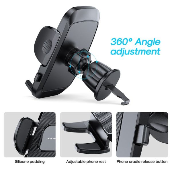 JOYROOM JR-ZS259 360-degree Rotating Stretching Mechanical Car Air Vent Holder for 4.7-6.9 inch Mobile Phones - Image 4