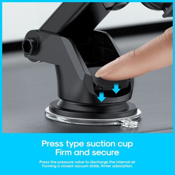JOYROOM JR-ZS259 360-degree Rotating Stretching Mechanical Dashboard Car Holder for 4.7-6.9 inch Mobile Phones - Image 6