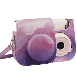 Painted Series Camera Bag with Shoulder Strap for Fujifilm Instax mini 11 (Fantasy Cloud)