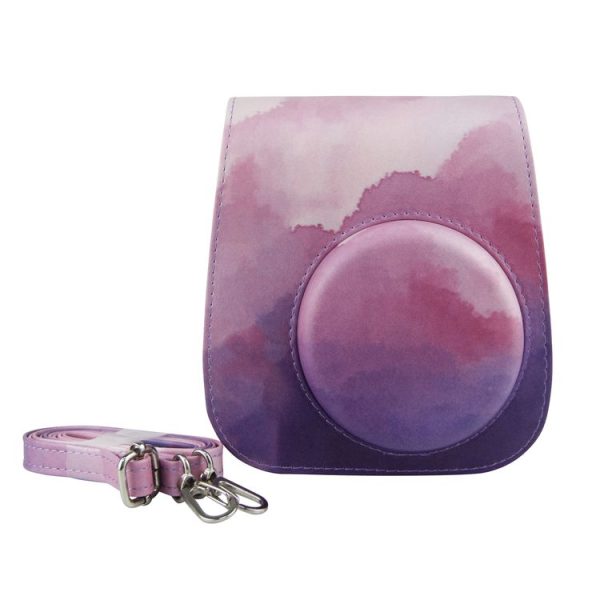 Painted Series Camera Bag with Shoulder Strap for Fujifilm Instax mini 11 (Fantasy Cloud) - Image 2