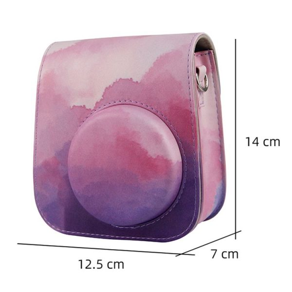 Painted Series Camera Bag with Shoulder Strap for Fujifilm Instax mini 11 (Fantasy Cloud) - Image 6