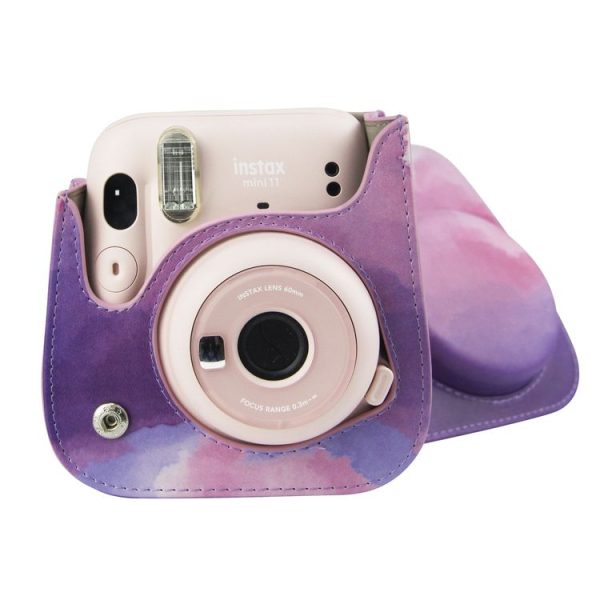 Painted Series Camera Bag with Shoulder Strap for Fujifilm Instax mini 11 (Fantasy Cloud) - Image 7