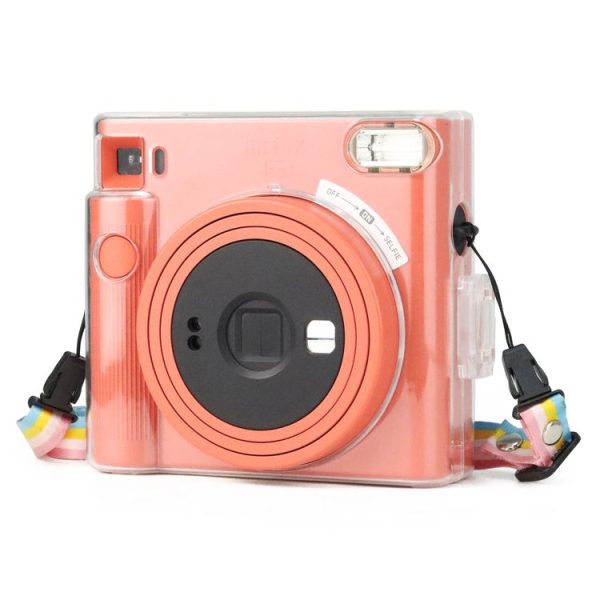 Clear Crystal Camera Bag with Shoulder Strap for Fujifilm Instax Square SQ1 - Image 6
