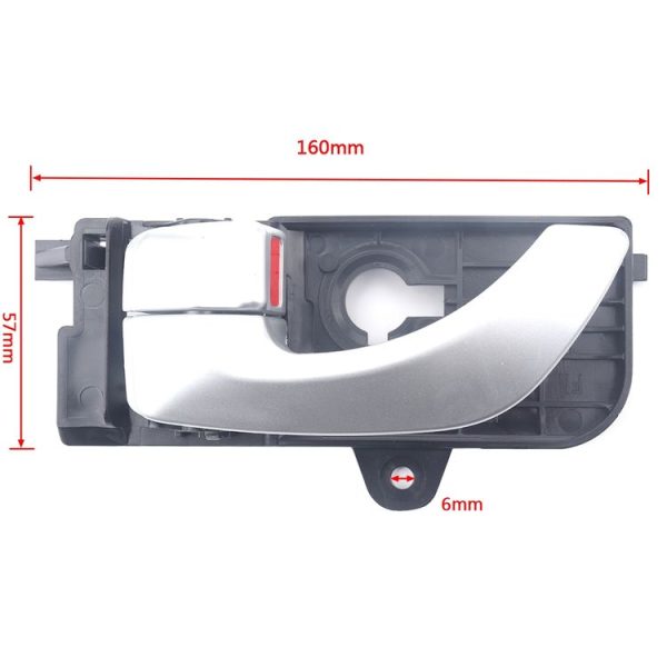 A5861 2 PCS Car Front Inner Door Handle 8261 / 20-3K020 for Hyundai Sonata 2005-2008 - Image 7