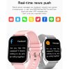 GT20 1.69 inch TFT Screen IP67 Waterproof Smart Watch, Support Music Control / Bluetooth Call / Heart Rate Monitoring / Blood Pressure Monitoring, Style: Steel Strap (Silver) - Image 5