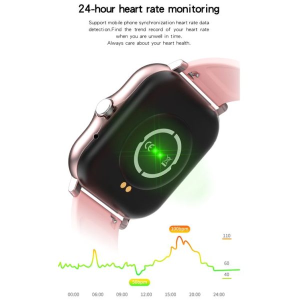 GT20 1.69 inch TFT Screen IP67 Waterproof Smart Watch, Support Music Control / Bluetooth Call / Heart Rate Monitoring / Blood Pressure Monitoring, Style: Steel Strap (Silver) - Image 6