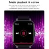 GT20 1.69 inch TFT Screen IP67 Waterproof Smart Watch, Support Music Control / Bluetooth Call / Heart Rate Monitoring / Blood Pressure Monitoring, Style: Steel Strap (Silver) - Image 7