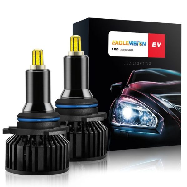 V8 9006 2 PCS DC10-32V / 30W / 6000K / 3800LM IP65 Waterproof Car LED Headlight - Image 8