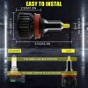 V8 H11 2 PCS DC10-32V / 30W / 6000K / 3800LM IP65 Waterproof Car LED Headlight - Image 5