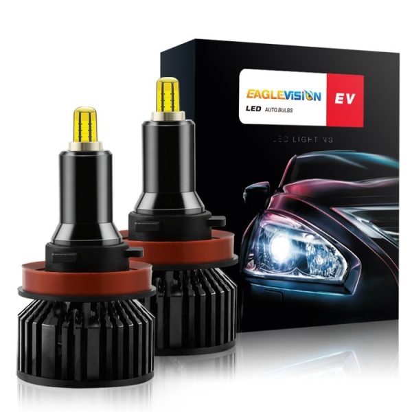 V8 H11 2 PCS DC10-32V / 30W / 6000K / 3800LM IP65 Waterproof Car LED Headlight - Image 8