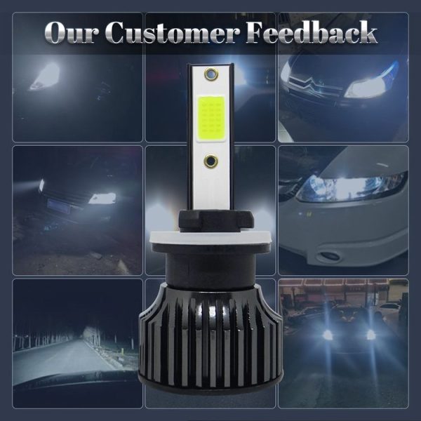 P1 880 1 Pair 9V-36V / 36W / 6000K / 6000LM White Light IP68 Waterproof Car LED Headlight - Image 7