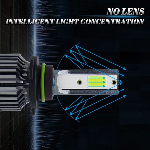 P1 9006 1 Pair 9V-36V / 36W / 6000K / 6000LM White Light IP68 Waterproof Car LED Headlight - Image 5