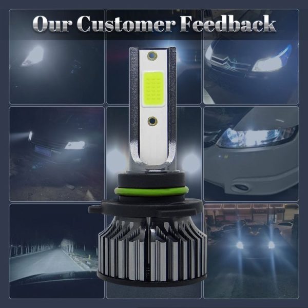 P1 9006 1 Pair 9V-36V / 36W / 6000K / 6000LM White Light IP68 Waterproof Car LED Headlight - Image 7