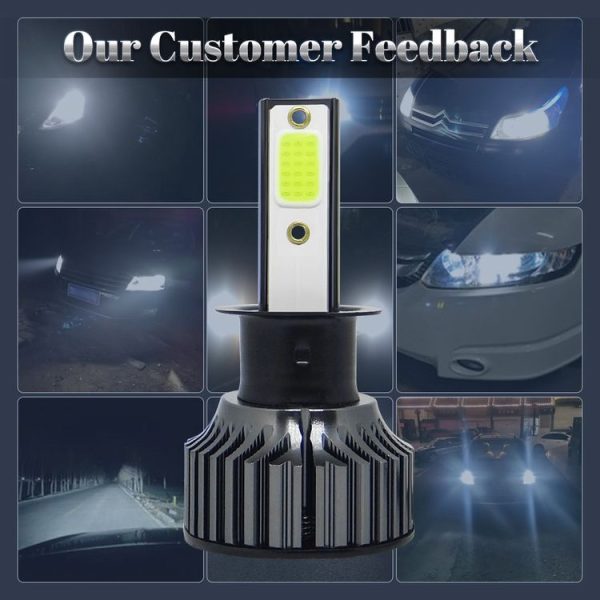 P1 H3 1 Pair 9V-36V / 36W / 6000K / 6000LM White Light IP68 Waterproof Car LED Headlight - Image 7