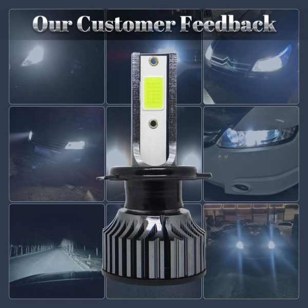 P1 H7 1 Pair 9V-36V / 36W / 6000K / 6000LM White Light IP68 Waterproof Car LED Headlight - Image 7