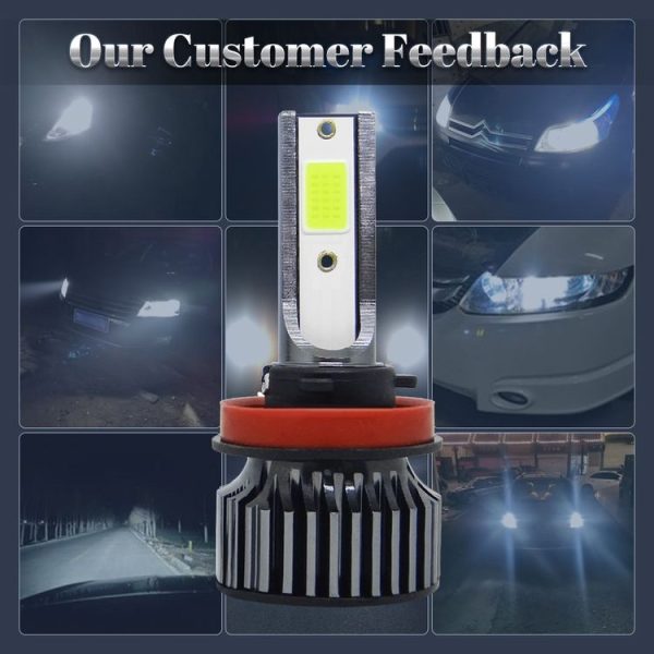 P1 H11 1 Pair 9V-36V / 36W / 6000K / 6000LM White Light IP68 Waterproof Car LED Headlight - Image 7