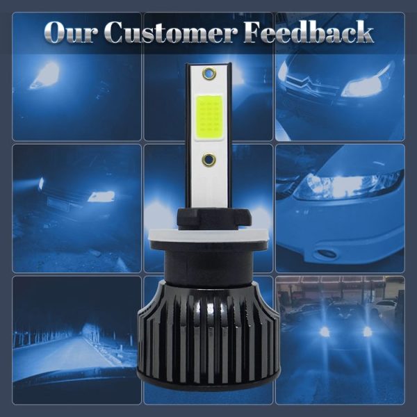 P1 880 1 Pair 9V-36V / 36W / 8000K / 6000LM IP68 Waterproof Car LED Headlight - Image 7