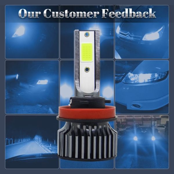 P1 H11 1 Pair 9V-36V / 36W / 8000K / 6000LM IP68 Waterproof Car LED Headlight - Image 7