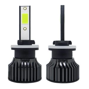 P1 880 1 Pair 9V-36V / 36W / 6000LM IP68 Green Lime Light Waterproof Car LED Headlight