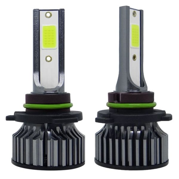P1 9006 1 Pair 9V-36V / 36W / 6000LM IP68 Green Lime Light Waterproof Car LED Headlight