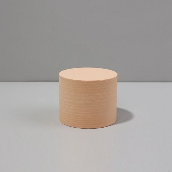 7.6 x 6cm Cylinder Geometric Cube Solid Color Photography Photo Background Table Shooting Foam Props (Flesh Color)