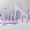 Ladder Combo Kits Geometric Cube Solid Color Photography Photo Background Table Shooting Foam Props (Purple) - Image 2