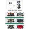 Sunnylife 4 in 1 PVC Anti-Scratch Decal Skin Wrap Stickers Kits for DJI FPV Drone & Goggles V2 & Remote Control & Rocker (Desert Camouflage) - Image 4