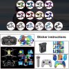 FPV-TZ-SF 4 in 1 Waterproof Anti-Scratch Decal Skin Wrap Stickers Personalized Film Kits for DJI FPV Drone & Goggles V2 & Remote Control & Rocker (Fluorescent Blue) - Image 3