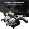 FPV-TZ-SF 4 in 1 Waterproof Anti-Scratch Decal Skin Wrap Stickers Personalized Film Kits for DJI FPV Drone & Goggles V2 & Remote Control & Rocker (Fluorescent Blue) - Image 5