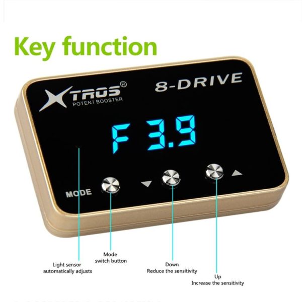 Jeep Wrangler JK 2007-2017 TROS 8-Drive Potent Booster Electronic Throttle Controller Speed Booster - Image 3