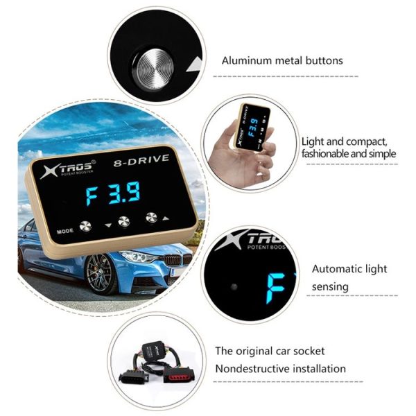 Jeep Wrangler JK 2007-2017 TROS 8-Drive Potent Booster Electronic Throttle Controller Speed Booster - Image 4