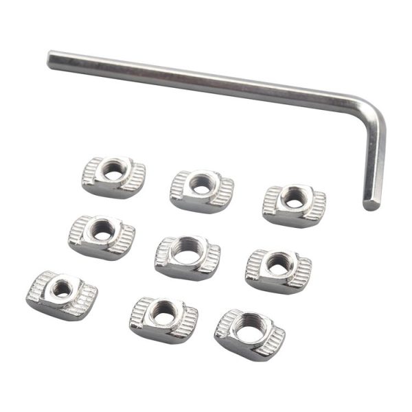 A5552 100 PCS European Standard T-shape Slide Nut with Wrench - Image 5