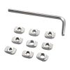 A5555 180 PCS European Standard T-shape Slide Nut with Wrench - Image 6