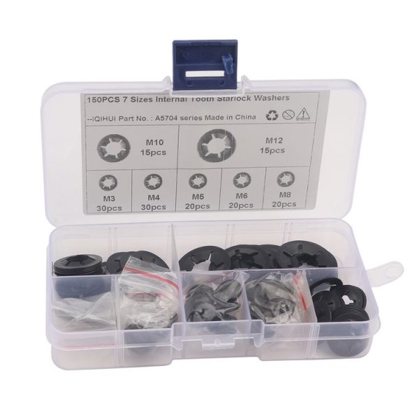 A5704 150 PCS Torx Bearing Clamp Retaining Ring Manganese Steel Quick Speed Locking Washer - Image 2