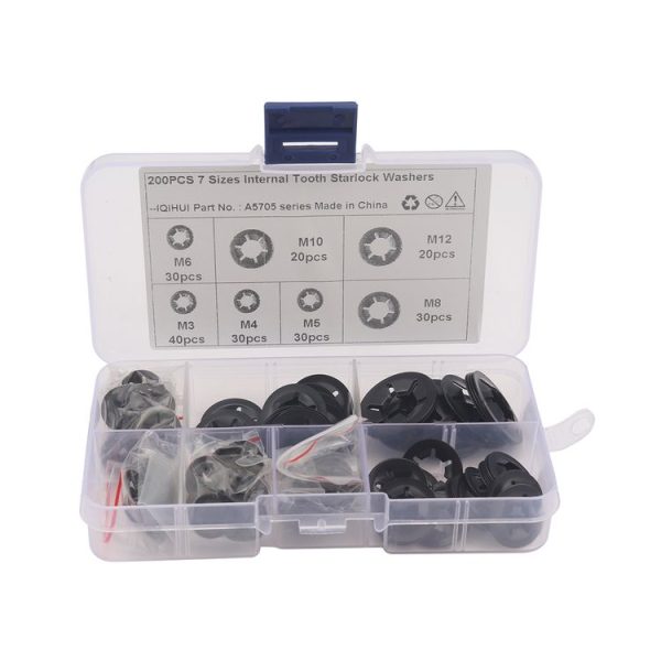 A5705 200 PCS Torx Bearing Clamp Retaining Ring Manganese Steel Quick Speed Locking Washer - Image 2
