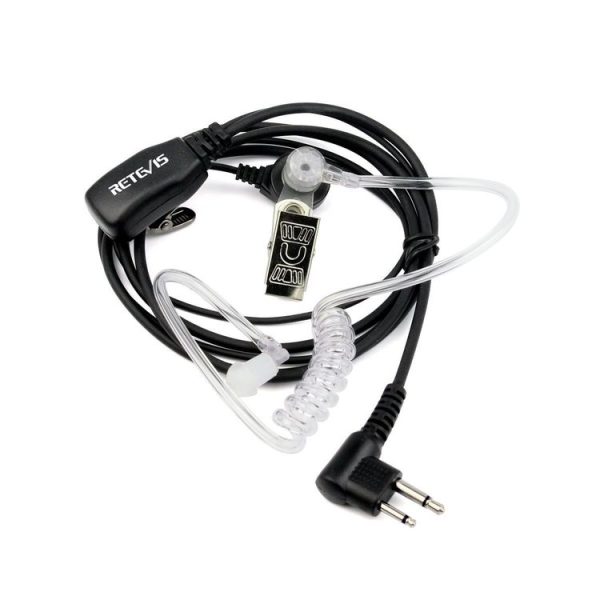 RETEVIS C9025 M 2 Pin PTT Air guide Noise Reduction Covert Acoustic Tube Earphone Microphone - Image 2