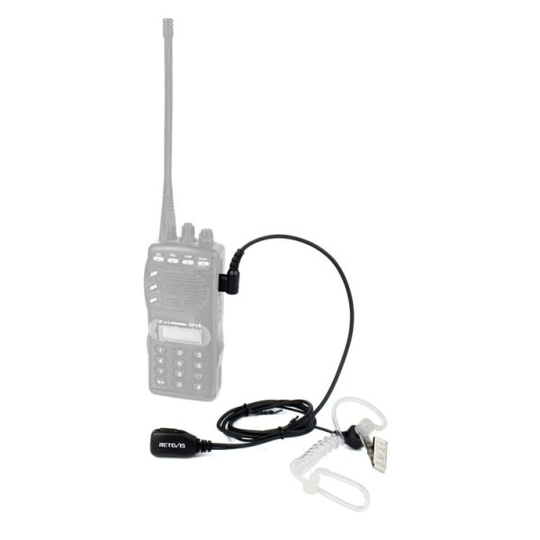 RETEVIS C9025 M 2 Pin PTT Air guide Noise Reduction Covert Acoustic Tube Earphone Microphone - Image 4