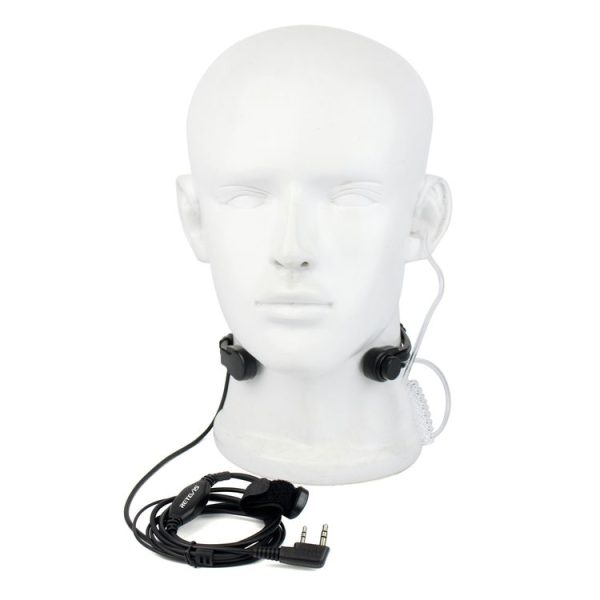 RETEVIS K-001 2 Pin Retractable Throat Covert Acoustic Tube Earphone Microphone for H-777 / RT-5R - Image 4