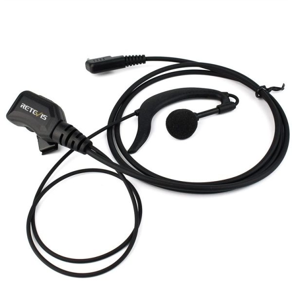 RETEVIS R-111 K Head G Type PTT Adjustable Volume Earphone Microphone for H-777 / RT-5R / RT1 / RT2 / RT5 - Image 2