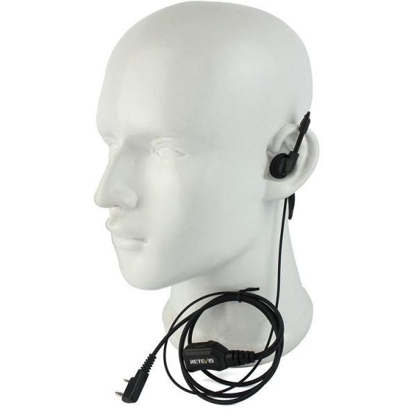 RETEVIS R-111 K Head G Type PTT Adjustable Volume Earphone Microphone for H-777 / RT-5R / RT1 / RT2 / RT5 - Image 5