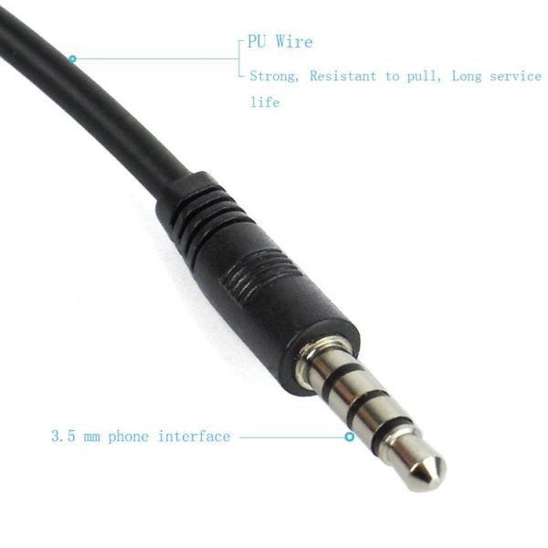 RETEVIS R-151 1 Pin 3.5mm PTT Throat Covert Air Tube Earphone Microphone - Image 3