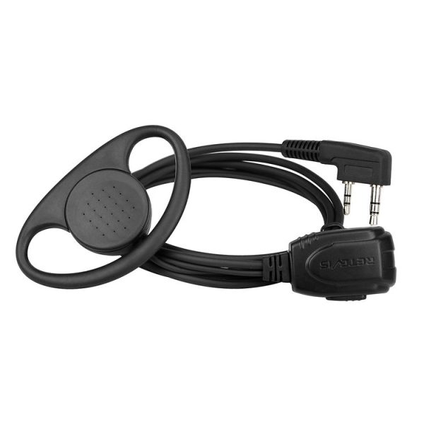 RETEVIS RE-3224 K 2 Pin D-type Earhook Earphone Microphone for H777 / RT21 / RT22 / RT24 / RT1 / RT3 / RT81 - Image 2