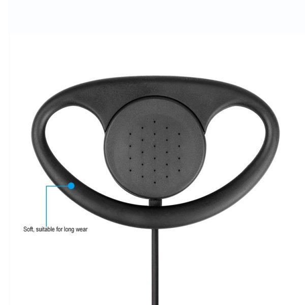 RETEVIS RE-3224 K 2 Pin D-type Earhook Earphone Microphone for H777 / RT21 / RT22 / RT24 / RT1 / RT3 / RT81 - Image 4