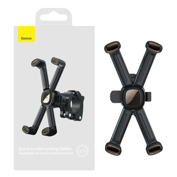 Baseus SUQX-01 Quick Lock and Remove Cycling Holder Applicable for Bicycle / Motorcycle (Black) - Image 8