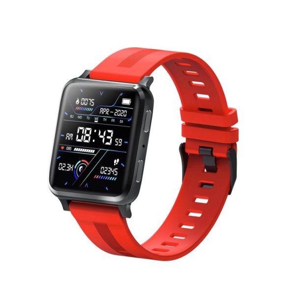 F30 1.54 inch TFT Touch Screen IP67 Waterproof Smart Watch, Support Sleep Monitoring / Heart Rate Monitoring / Music Playing / Women Menstrual Cycle Reminder (Red)