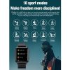 F30 1.54 inch TFT Touch Screen IP67 Waterproof Smart Watch, Support Sleep Monitoring / Heart Rate Monitoring / Music Playing / Women Menstrual Cycle Reminder (Red) - Image 7