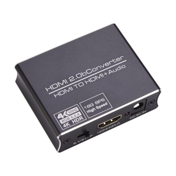 NK-330M 4K x 2K 60Hz HDMI to HDMI + Audio Converter (Black)