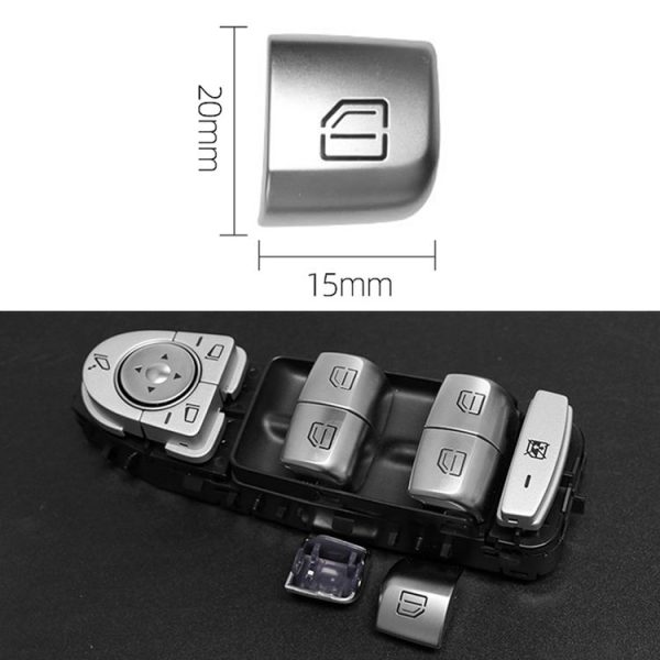 Car Window Glass Lift Switch Button for Mercedes-Benz W205 / W253 after 2015 (No.4 Button) - Image 2