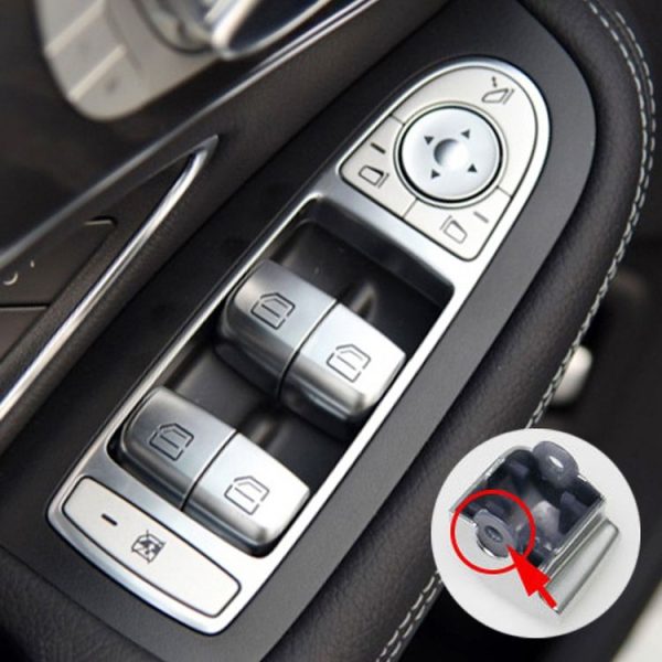Car Window Glass Lift Switch Button for Mercedes-Benz W205 / W253 after 2015 (No.4 Button) - Image 5