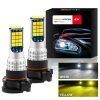 2 PCS V6 H16 DC9-36V 30W 3000LM IP65 Car LED Double Color Fog Light with 30LEDs SMD-2525 Lamp - Image 2